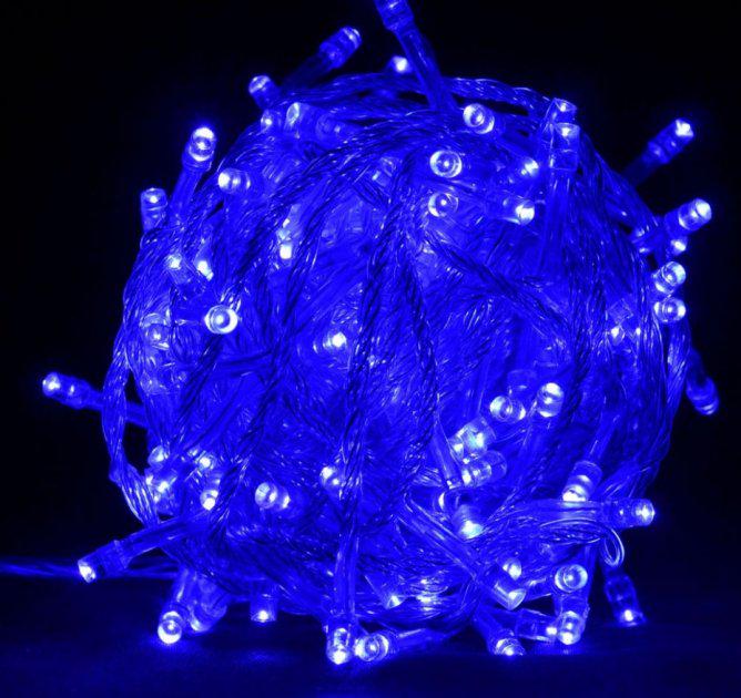 Гирлянда LED Light 100 Led 8 м Синий (10-14-15190-592)