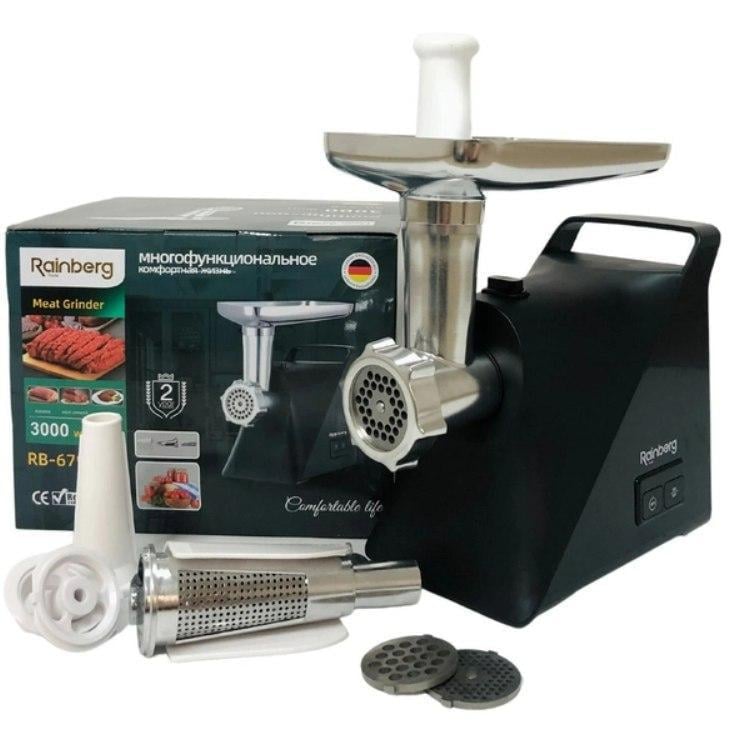 М'ясорубка електрична для томатного соку Rainberg RB-679 3000W (2587920988)