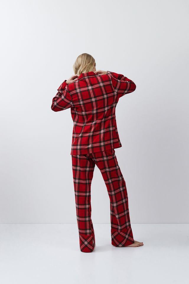 Піжама жіноча Aruelle сорочка і штани XL Червоний (Bell-long) - фото 2