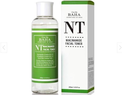 Тонер для лица Cos De Baha Niacinamide 5% Toner Panthenol 1% NT Toner 200 мл (6030)