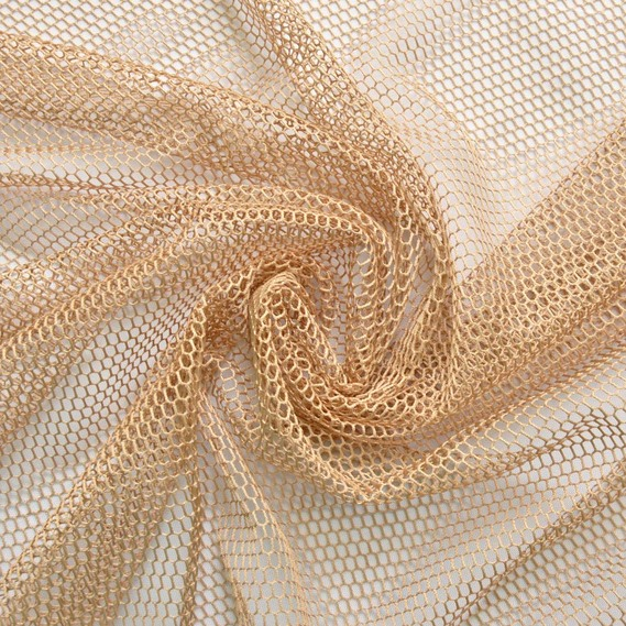 Тюль сетка IDEIA Соты V-308 3,0 м однотонный Латте (2200004122786)