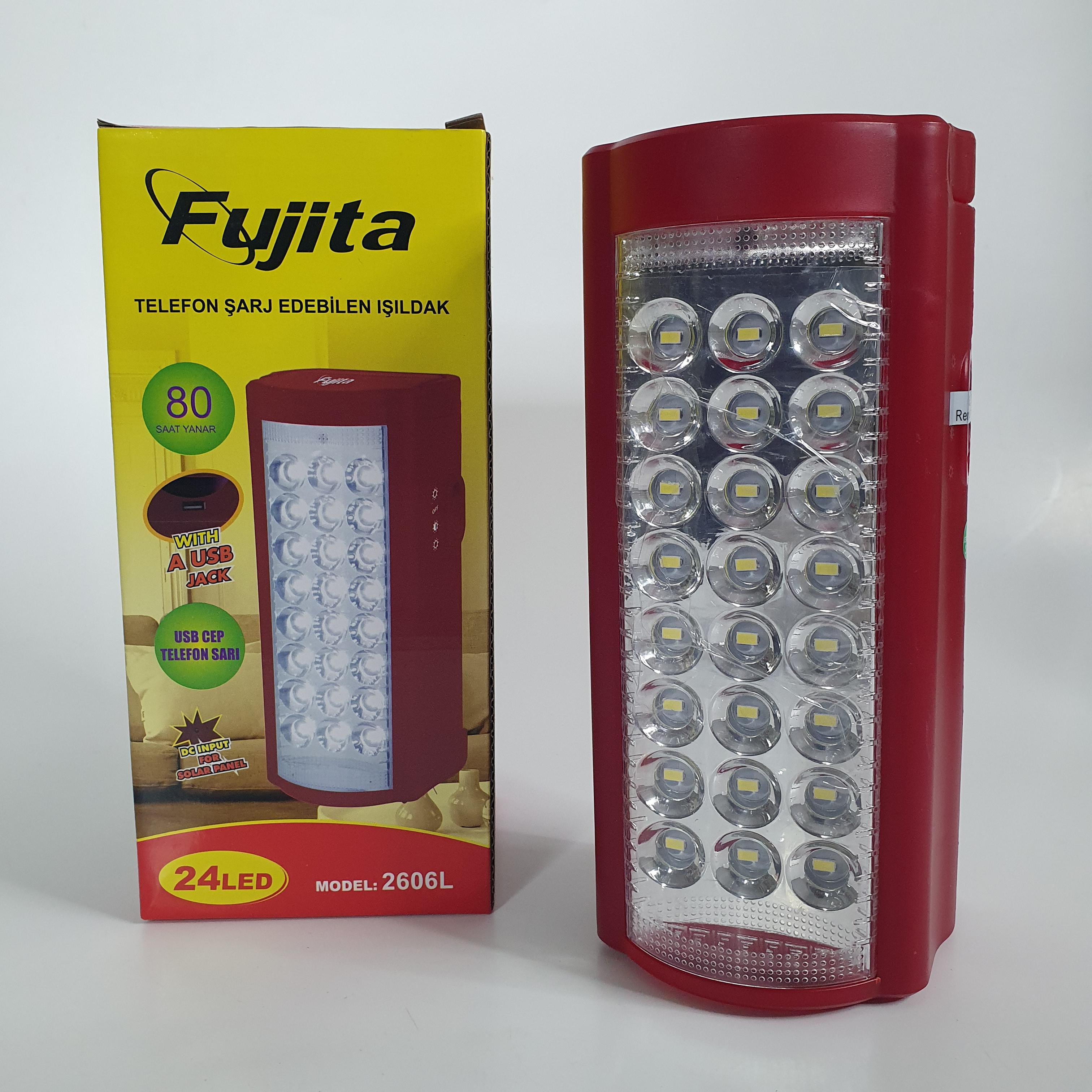 Фонарь переносной Fujita светодиодный 24 Led Красный (NM-2098) - фото 4