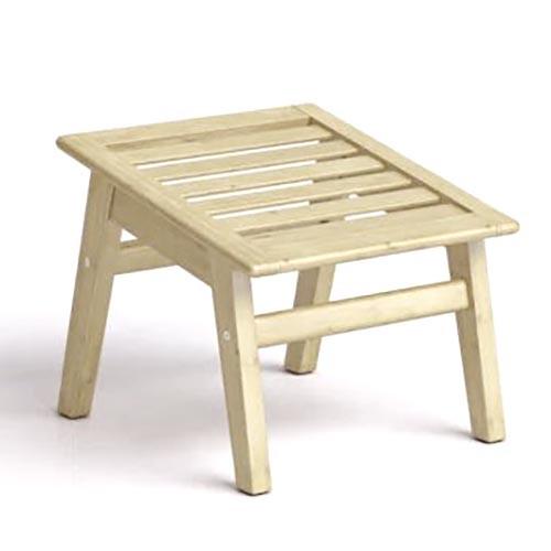 Табурет для ванной из дерева Таурт Бланже (ТВН-012601)