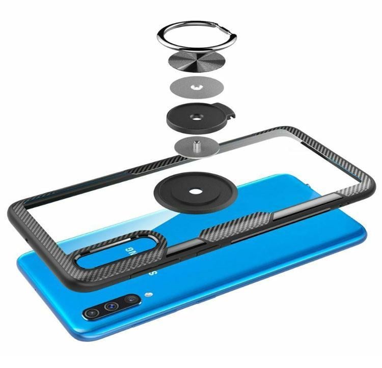 Чехол Primolux Ring Magnetic Stand для Samsung Galaxy A70 2019 SM-A705F Black (1097064627) - фото 5