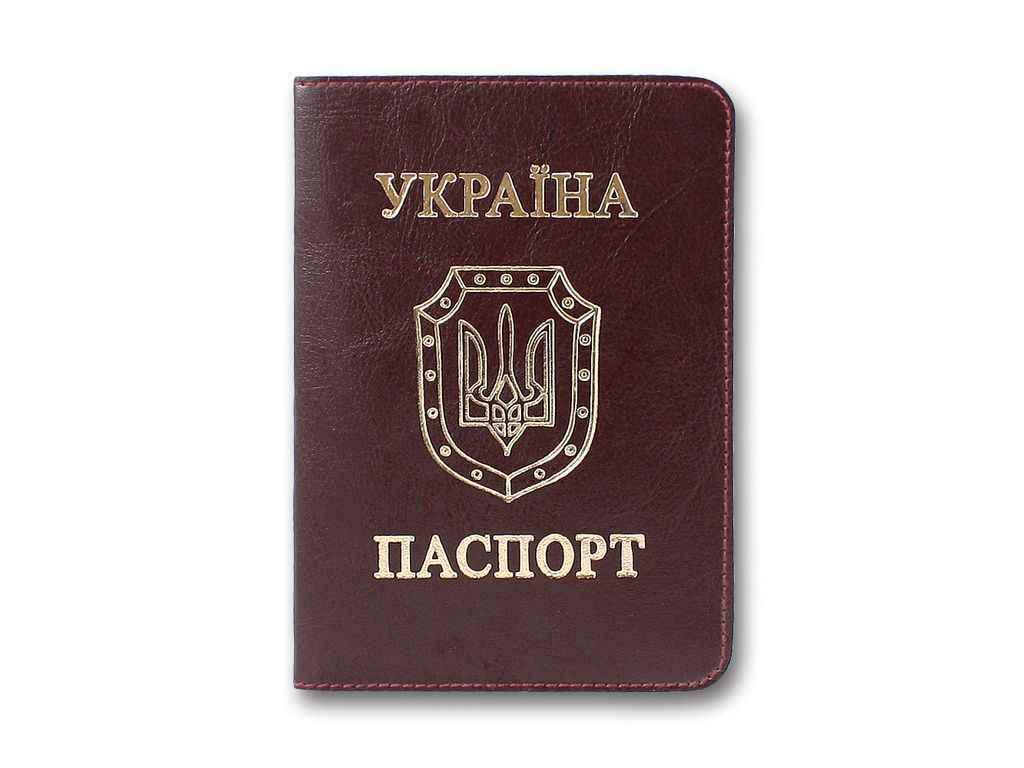 Обкладинка для паспорта Бріск ОВ-8 Sarif ф.100х135 Бордовий (1101426)