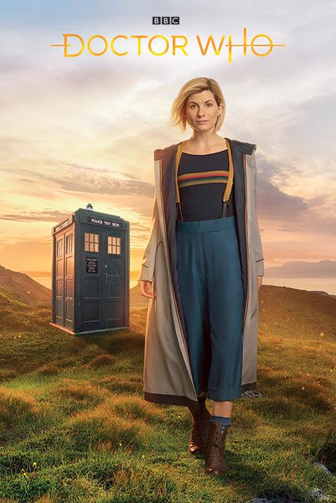 Постер плакат Доктор Кто 13-й Доктор/Doctor Who 13th Doctor 61x91,5 см