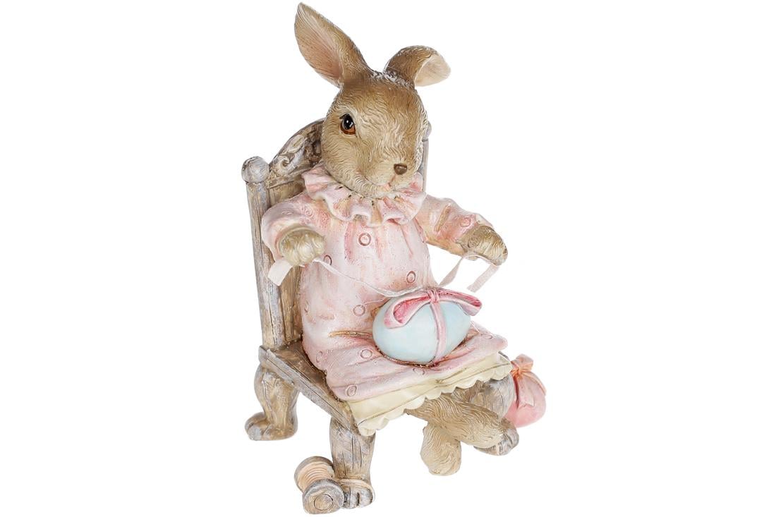 Декоративная статуэтка BonaDi Пасхальный кролик (707-558)