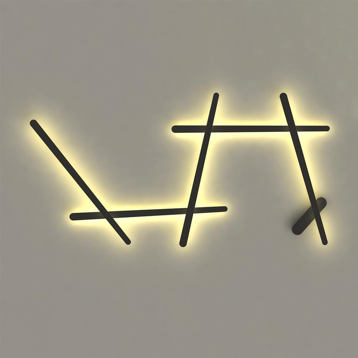 Бра MJ-Light Cross 5 4000 K BK (18005)