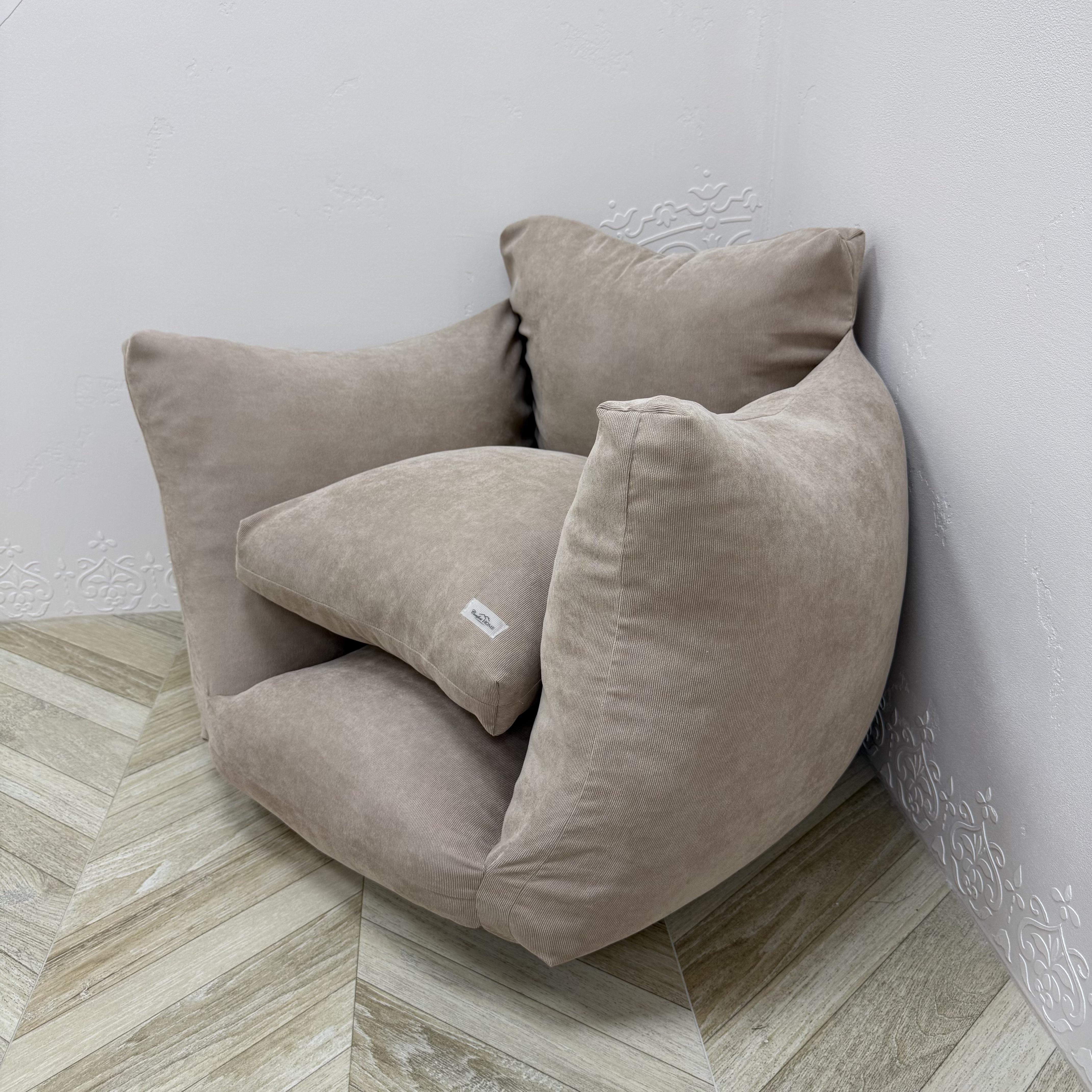 Кресло бескаркасное Comfort Home Velvet 90х60х70 см (5054359)