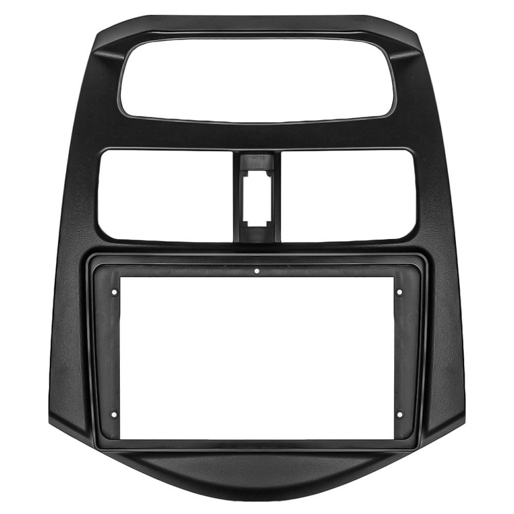 Переходная рамка 9" Lesko для авто Chevrolet Spark Daewoo Matiz 2010-2013гг. F-6549 Black