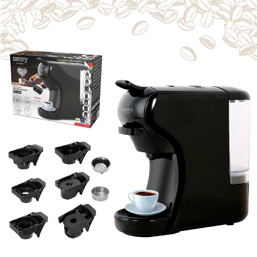 Мультикапсульна еспресо-кавоварка Camry CR 4414 Black - фото 16