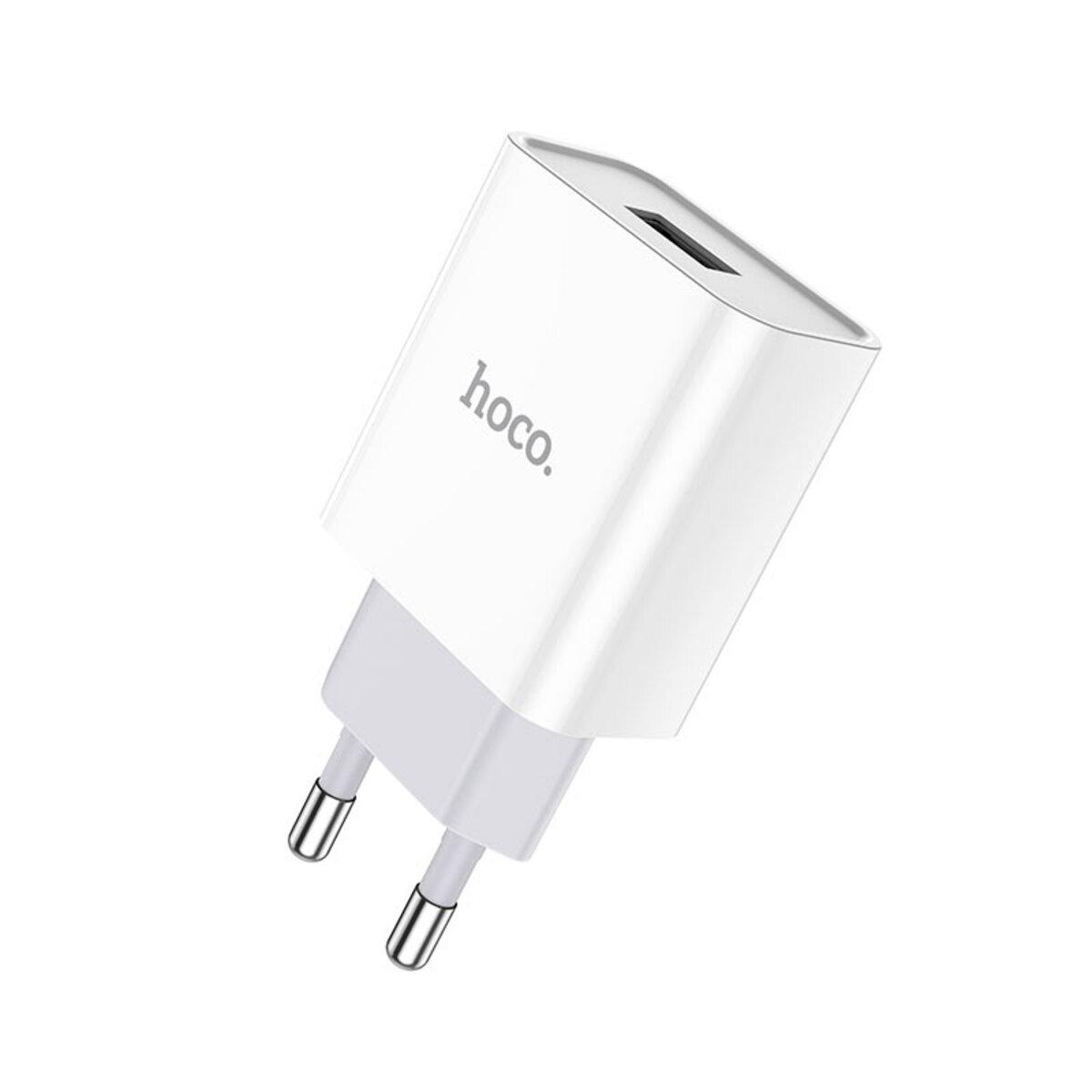 Зарядний пристрій Hoco C81A Asombroso 1xUSB 2.1A White (6931474727930)