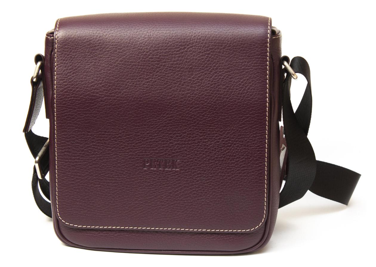 Сумка мужская Petek 3839 кожаная Бордовый (3839-46BD-KD3)