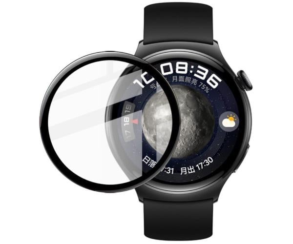 Защитное стекло Tempered Glass Full Cover для смарт-часов Huawei Watch 4 Pro Black