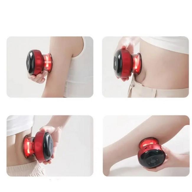 Электромассажер Cupping Massage Instrument 8857 Black/Red (020566) - фото 3