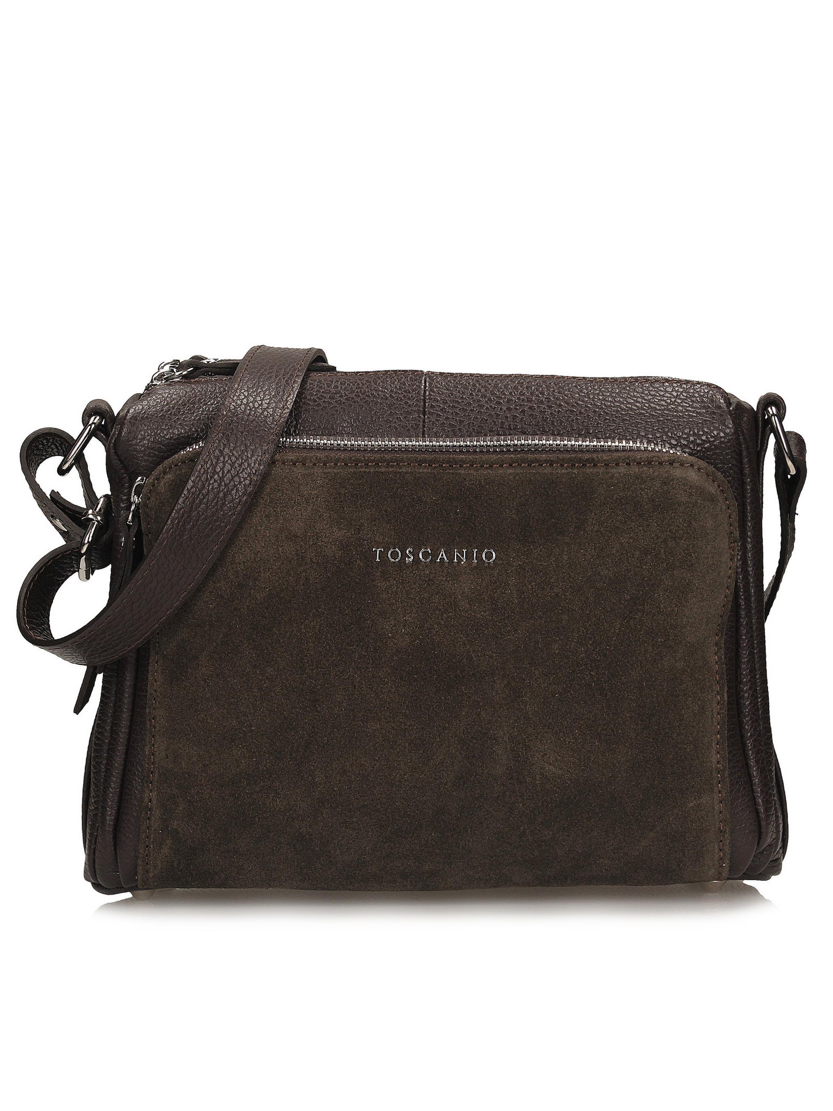 Сумка крос-боді жіноча Toscanio Темно-коричневий (G156 C.BRAZ)
