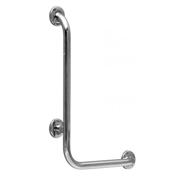 Поручень для ванной Cersanit Etiuda угловой правый нержавеющая сталь Хром (K97-031)