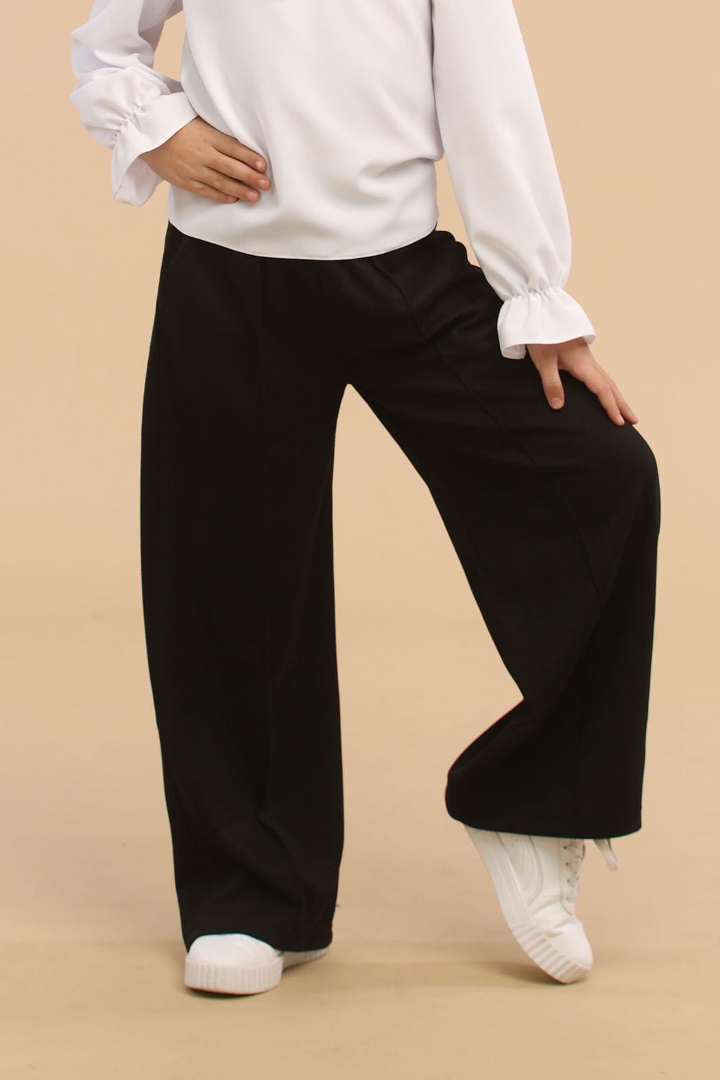 Брюки детские ODRI палаццо 140 см Черный (0073) Брюки детские ODRI палаццо 140 см Черный (0073)