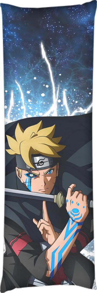 Подушка дакимакура Боруто Boruto Naruto 50x150 см (13545728)