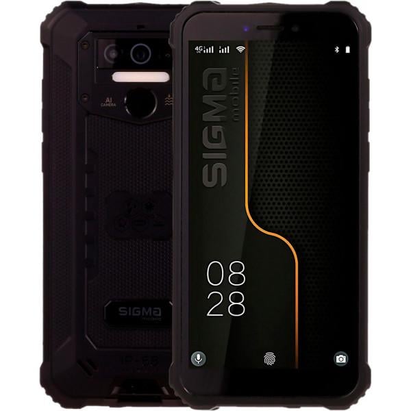 Смартфон Sigma Mobile X-treme PQ38 Black - фото 1