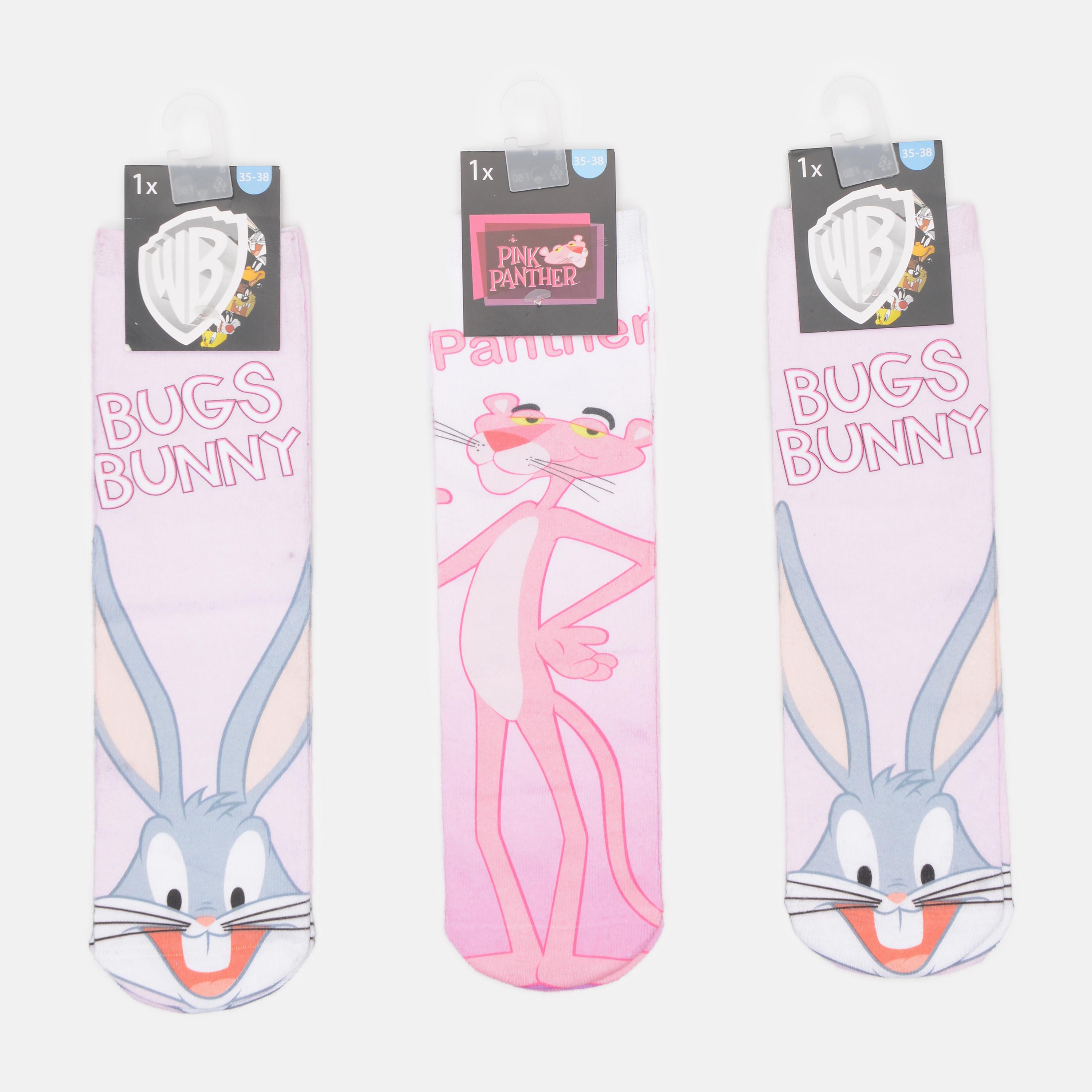 Шкарпетки C&A Принт 3 пари р. 35-38 Рожевий (27095867074090542)