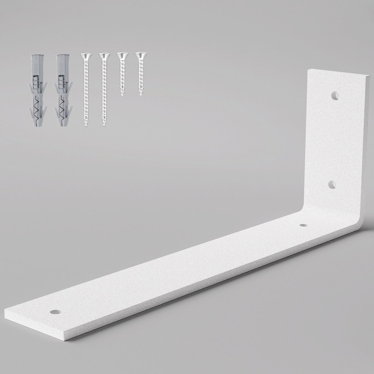 Держатель для полок Лофт универсальный 290х100 мм 1 шт. Белый - фото 1 Держатель для полок Лофт универсальный 290х100 мм 1 шт. Белый - фото 1