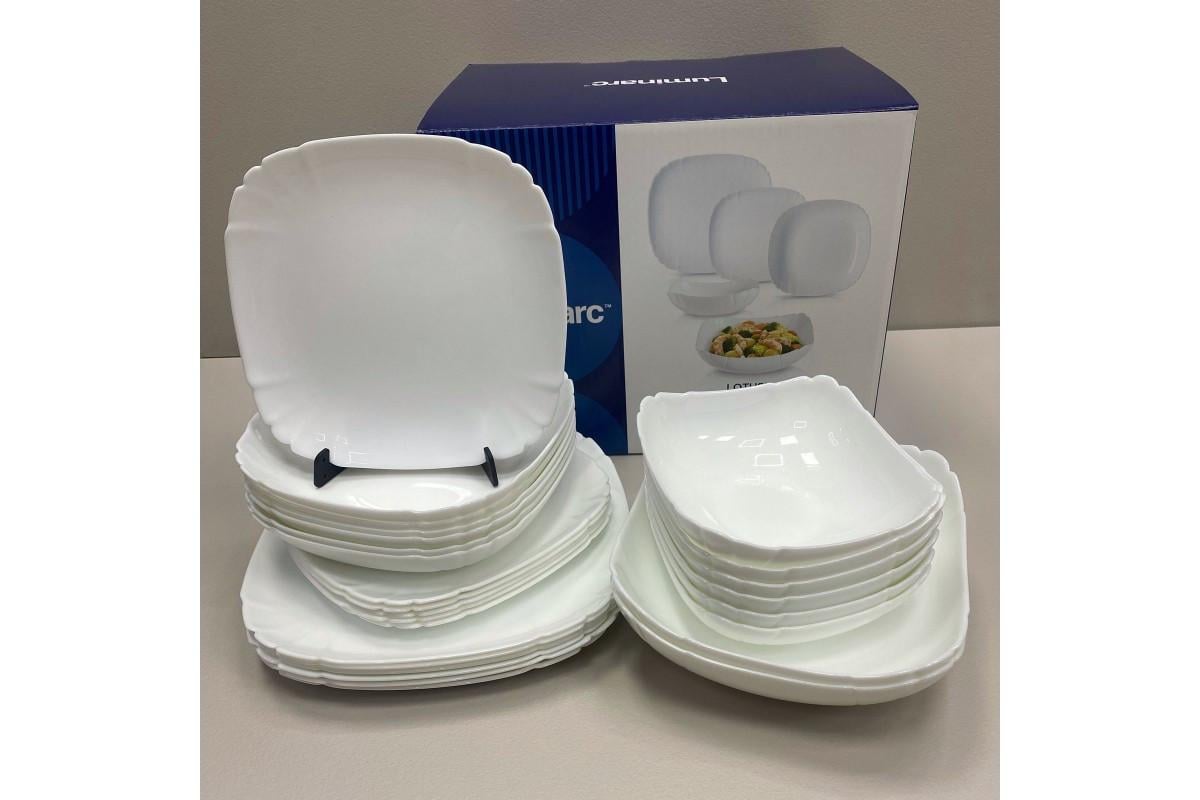 Сервиз столовый Luminarc Lotusia V1096 30 предметов (24481103) - фото 6 Сервиз столовый Luminarc Lotusia V1096 30 предметов (24481103) - фото 6