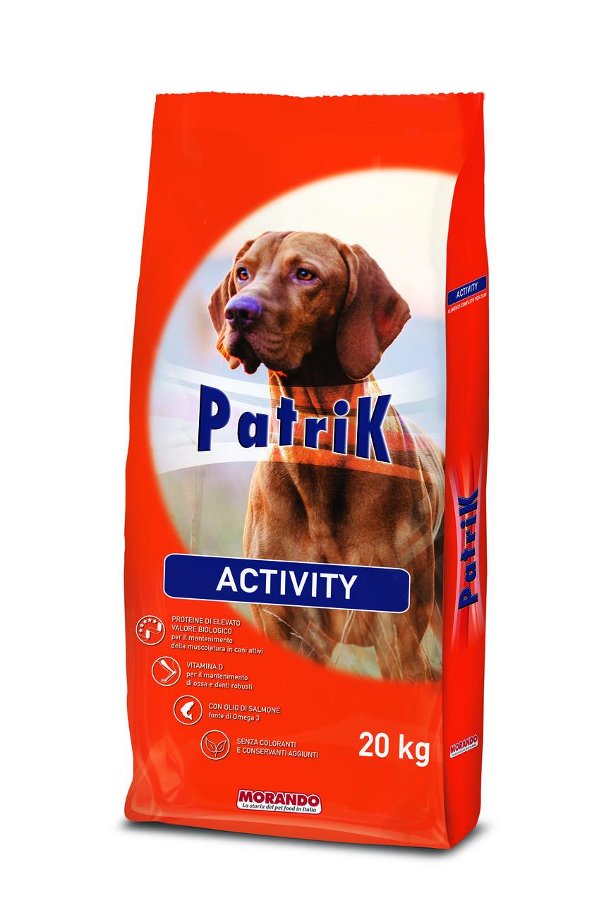 Корм сухий для дорослих активних собак Morando Patrik Activity з куркою та злаками 20 кг (02803)