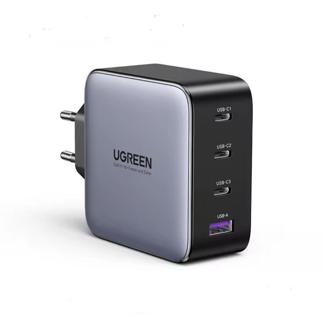 Зарядний пристрій 100W UGREEN CD226 Nexode 4-Port GaN Fast Charger EU (35717619)