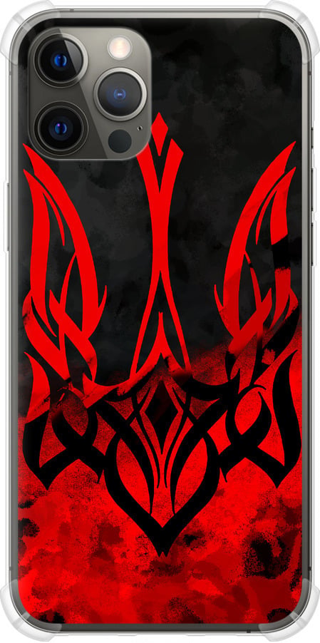 Чехол на iPhone 12 Pro Max Герб Украины v2 (5312sp-2054-42517)
