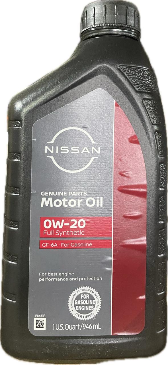 Моторное масло Nissan Genuine Motor Oil 0W-20 0,946 л (999PK000W20N) Моторное масло Nissan Genuine Motor Oil 0W-20 0,946 л (999PK000W20N)