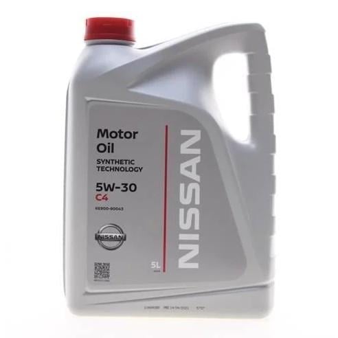 Моторное масло Nissan DPF дизель С4 5W-30 5 л (KE90090043)