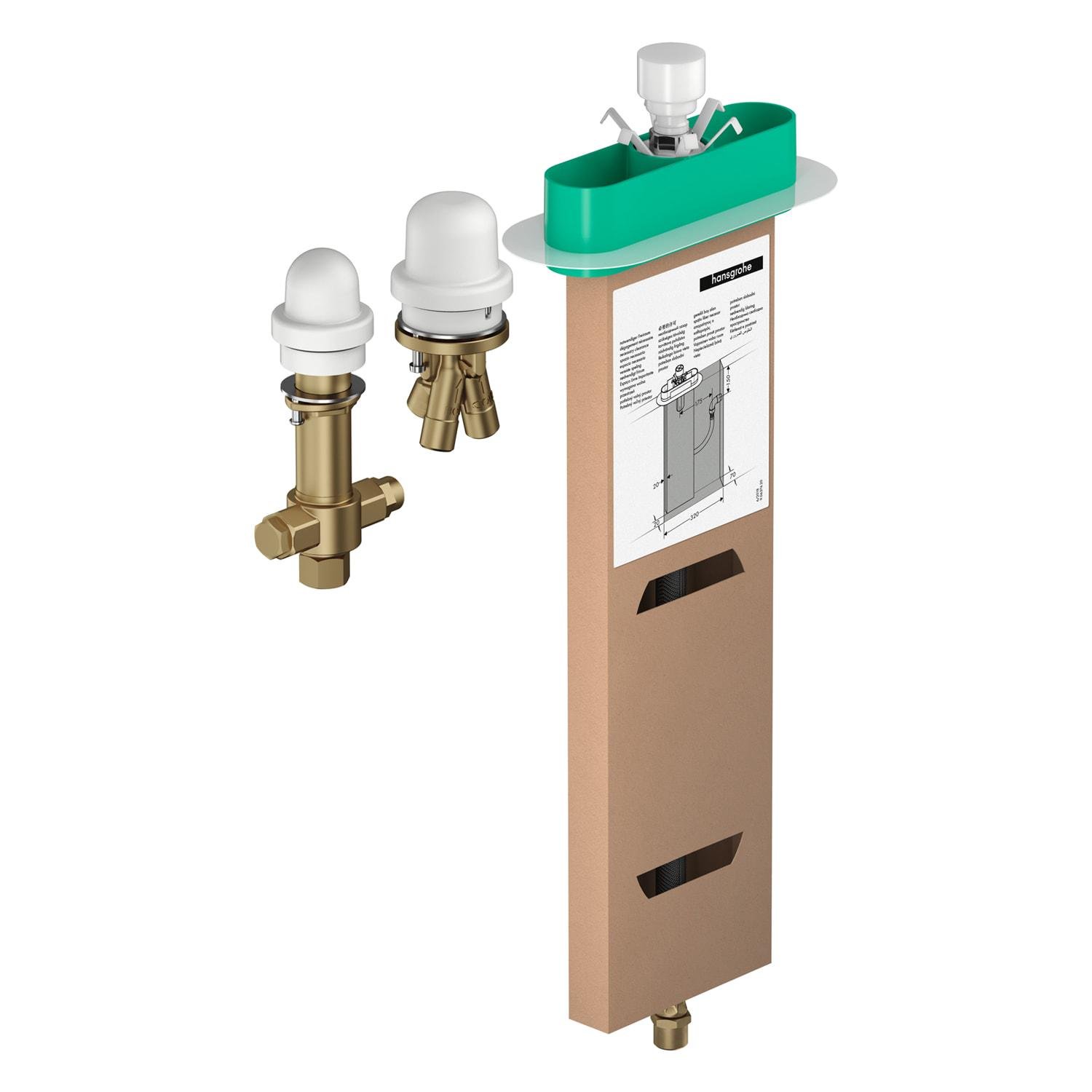 Скрытая часть смесителя на борт ванны Hansgrohe 13481180 (196759)