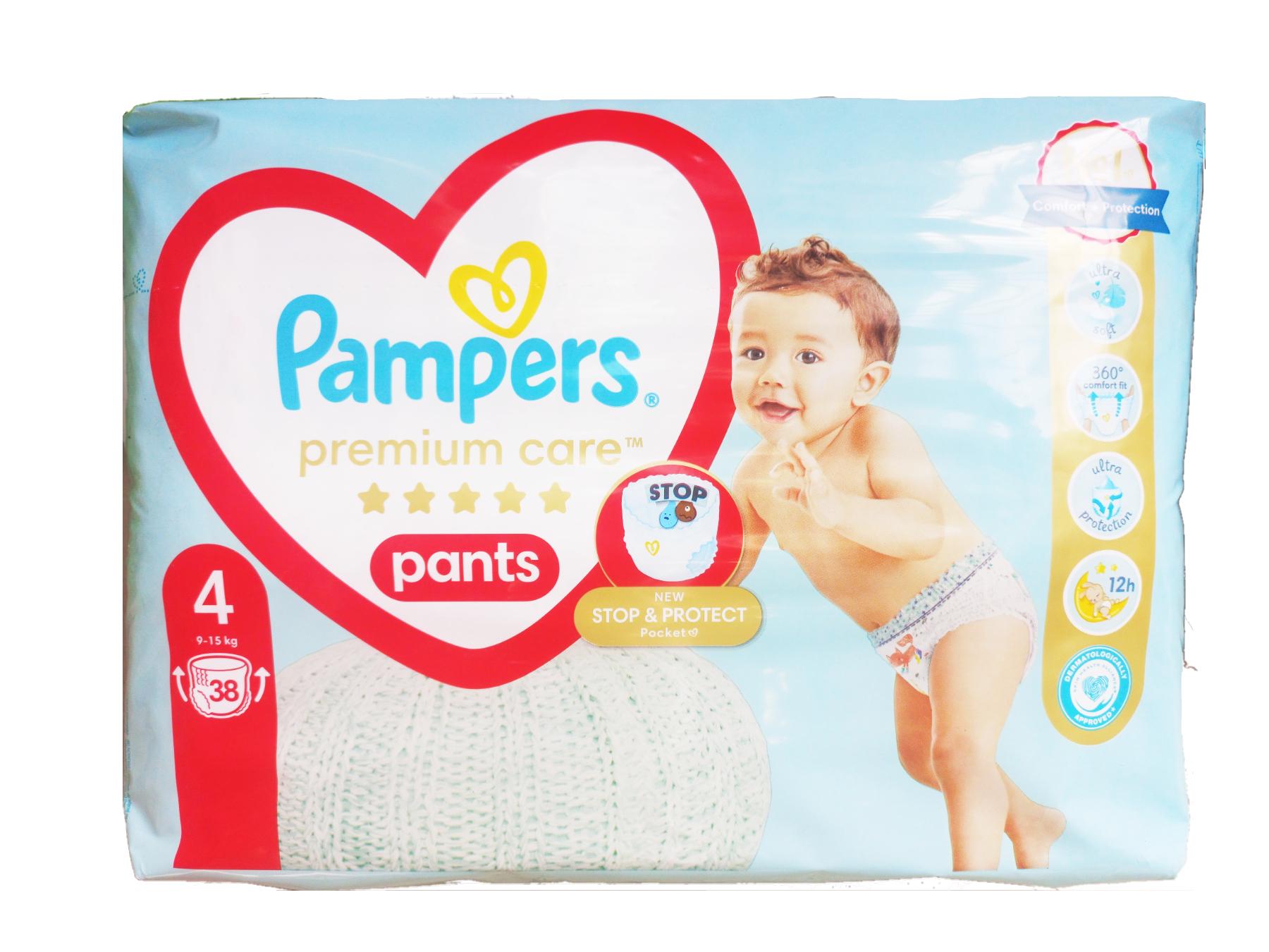 Підгузки-трусики Pampers Premium Care Pants Maxi 4 9-15 кг 38 шт. (125683)