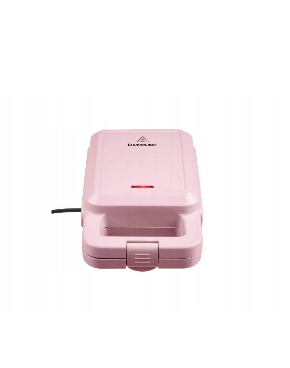 Вафельница Silver Crest SDSWM 600 A1 600 Вт антипригарное покрытие Розовый Вафельница Silver Crest SDSWM 600 A1 600 Вт антипригарное покрытие Розовый