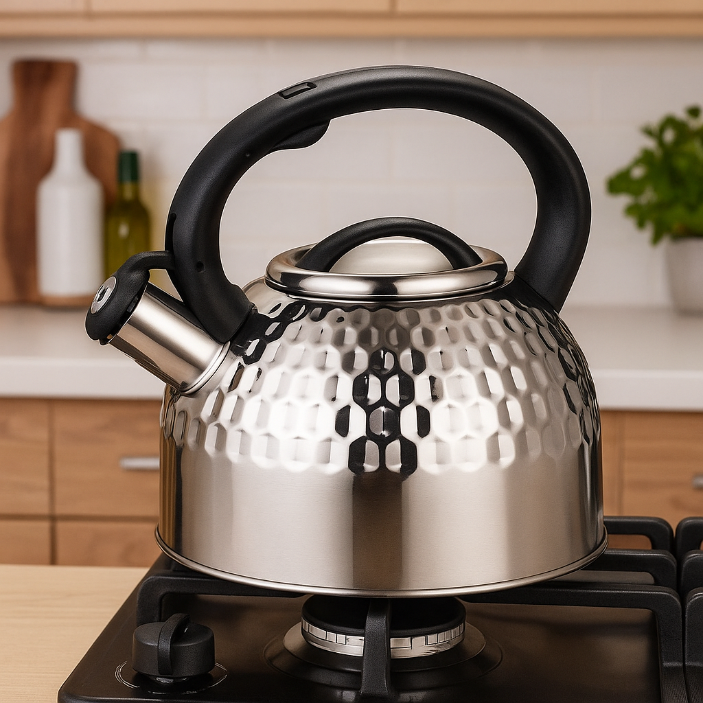 Чайник для плиты SteelArt с свистком капсульное дно нержавеющая сталь 2,5 л (03-MH-5177) - фото 4 Чайник для плиты SteelArt с свистком капсульное дно нержавеющая сталь 2,5 л (03-MH-5177) - фото 4