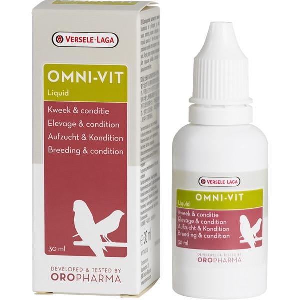 Витамины жидкие для кондиции птиц Versele-Laga Oropharma Omni-Vit Liquid 30 мл (5979368) Витамины жидкие для кондиции птиц Versele-Laga Oropharma Omni-Vit Liquid 30 мл (5979368)