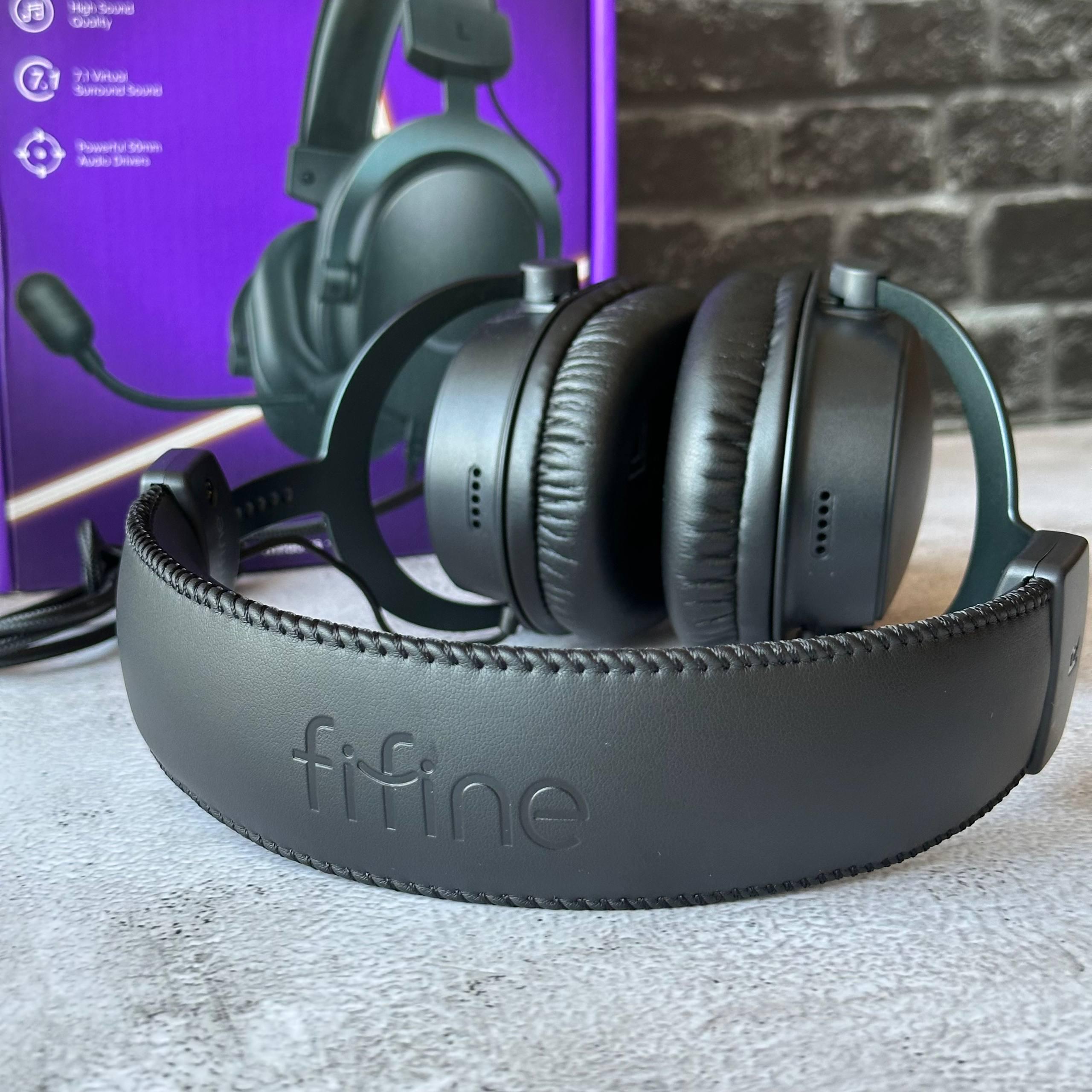 Наушники игровые FIFINE H9 USB с четким микрофоном - фото 5