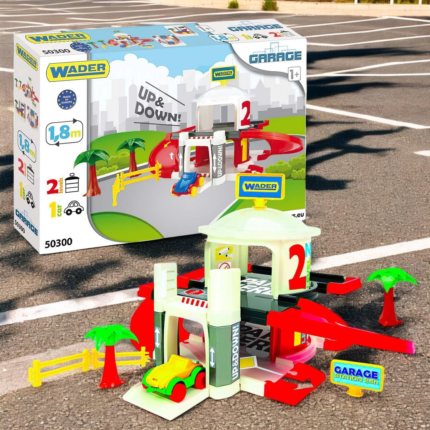 Игровой набор Wader Гараж с лифтом 2 уровня (G_50300) - фото 4 Игровой набор Wader Гараж с лифтом 2 уровня (G_50300) - фото 4