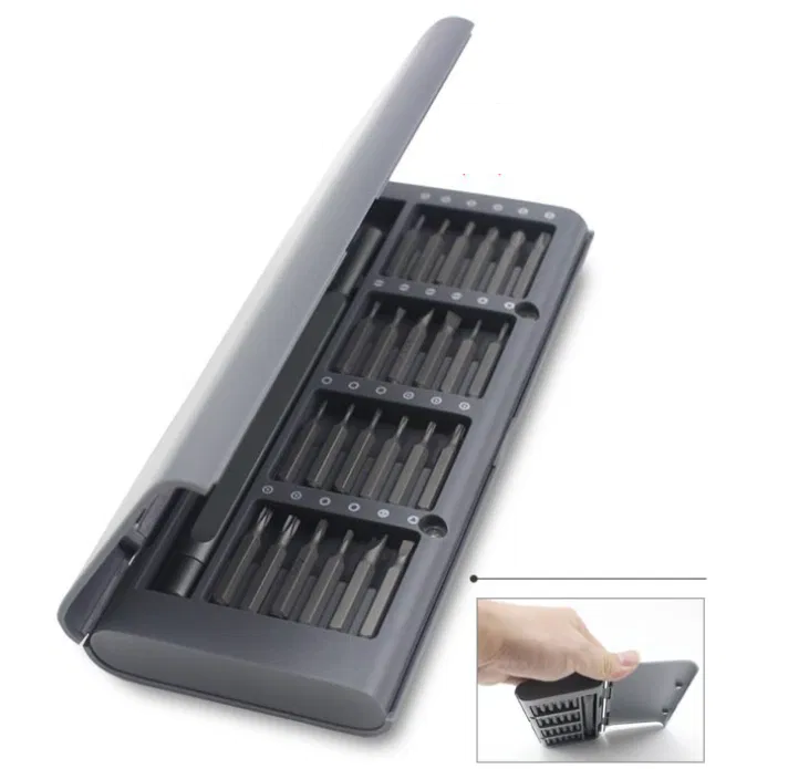 Набір викруток Pentalobe 24в1 Чорний (2103224211) - фото 6