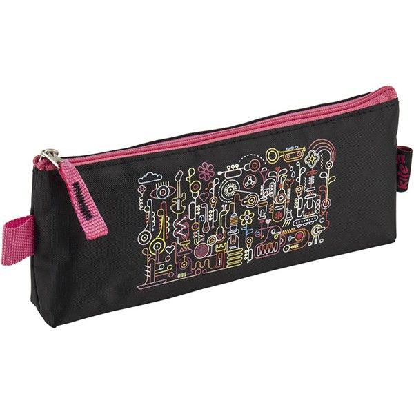 Пенал KITE Черный с рисунком (K18-641-3)