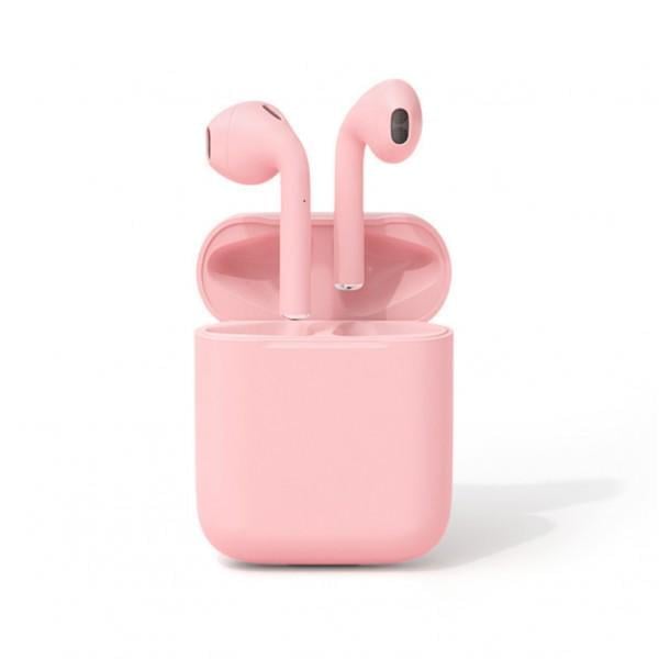 Беспроводные Bluetooth наушники со встроенным чипом JL D8 Inpods 12 Розовый