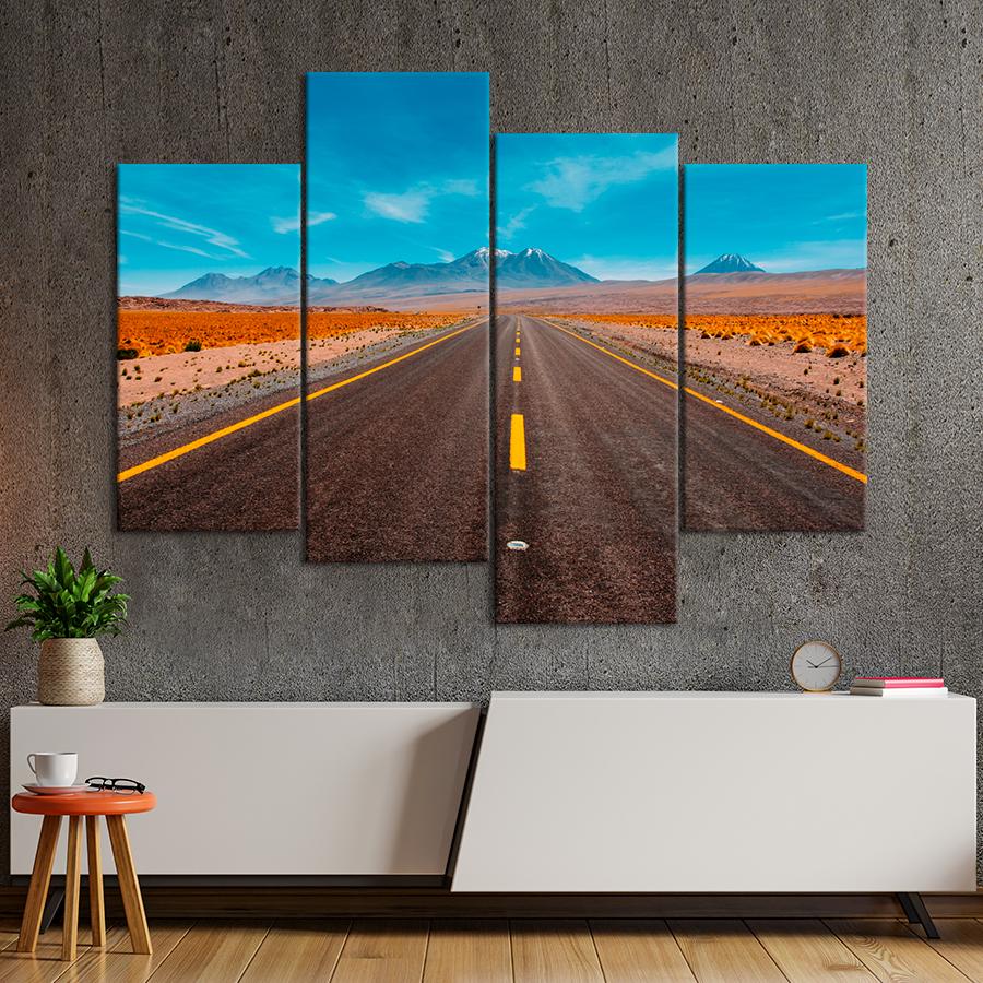 Картина природа Гірський пустельний пейзаж 149x106 см (A1091-4)