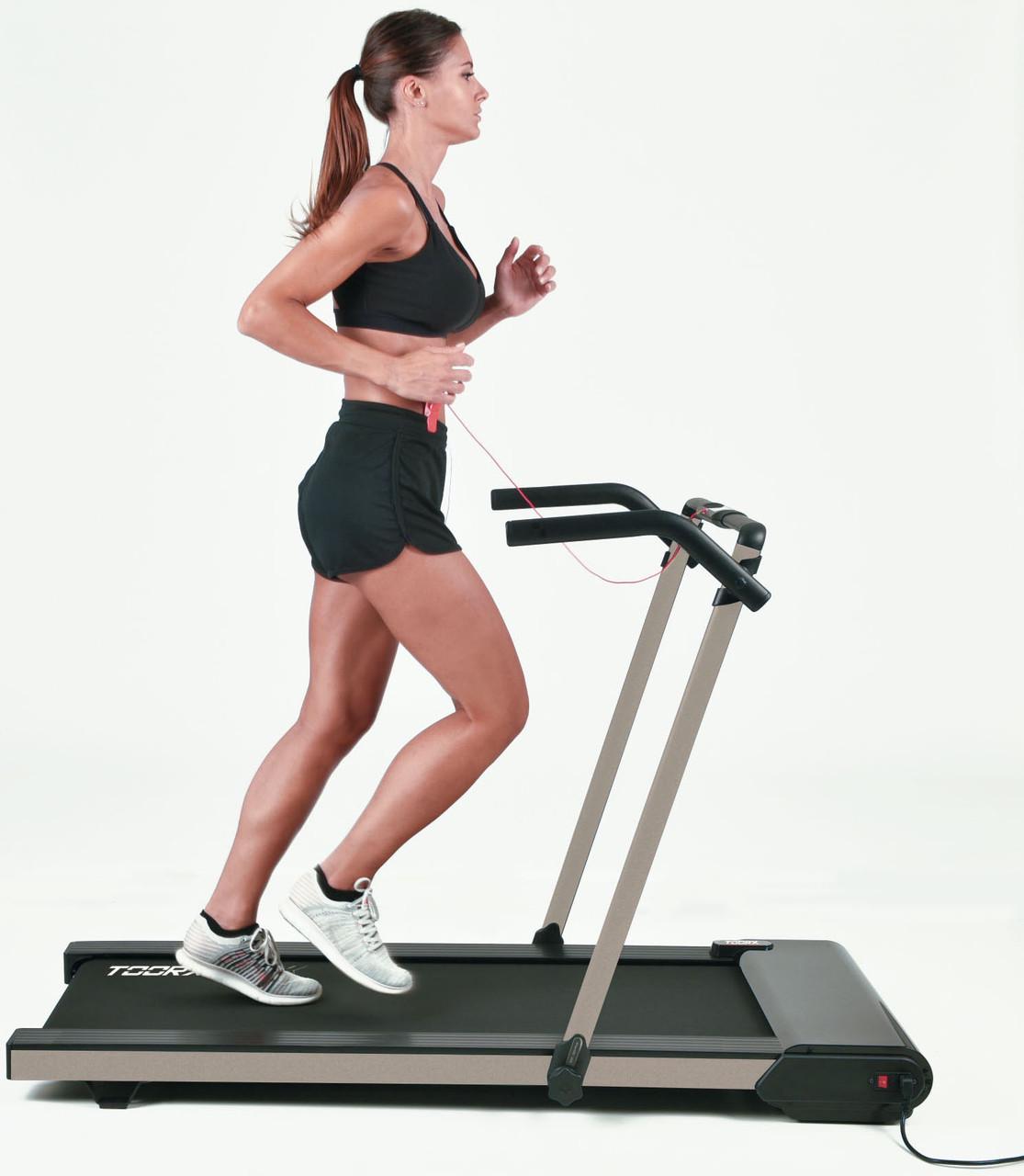 Бігова доріжка Toorx Treadmill City Compact Rose Gold (CITY-COMPACT-R) - фото 5