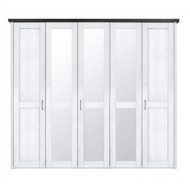 Шкаф для гостиной Gerbor АНТВЕРПЕН 5D 2410х615х2120 мм Ясень снежный/Дуб шефилд (ea45101a)