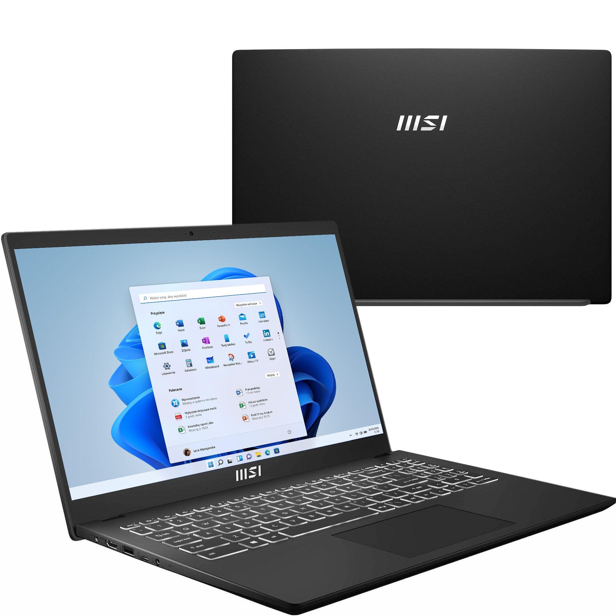 Ноутбук MSI Modern 15 B12M-019PL 15,6" IPS i5-1235U 8 Gb RAM 512 Gb SSD Windows 11 Home (B12M-019PL) - фото 10