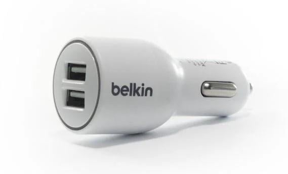 Зарядное устройство от прикуривателя Belkin 2 Usb Белый (000022094)