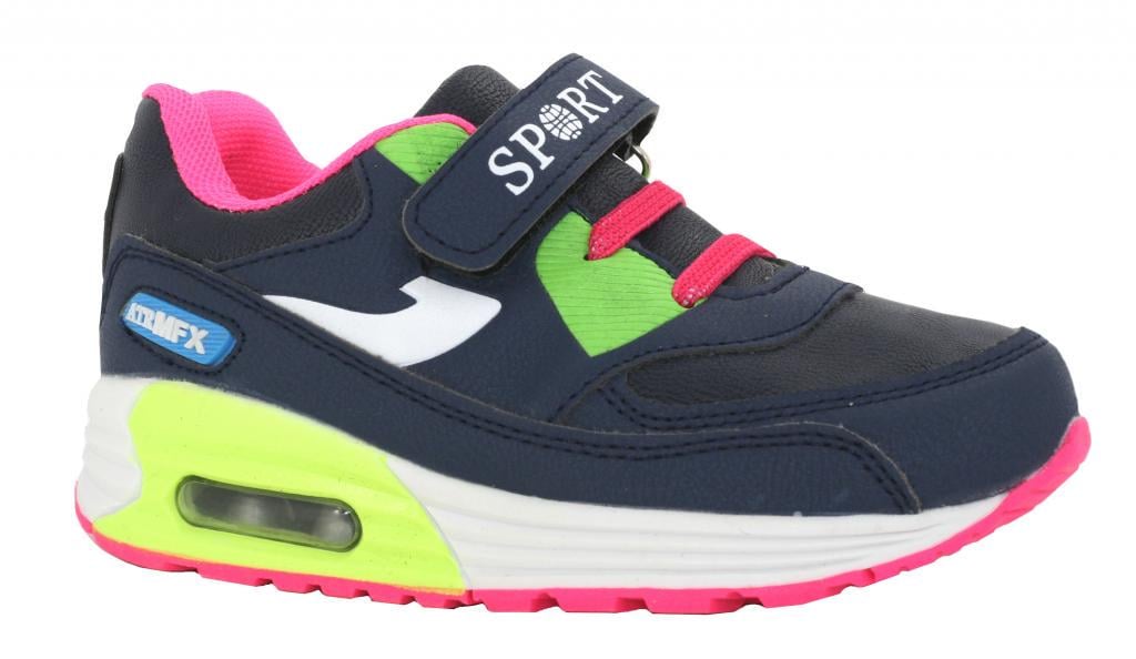 Кросівки 5076 для дівчаток р. 28 Синьо-малиновий