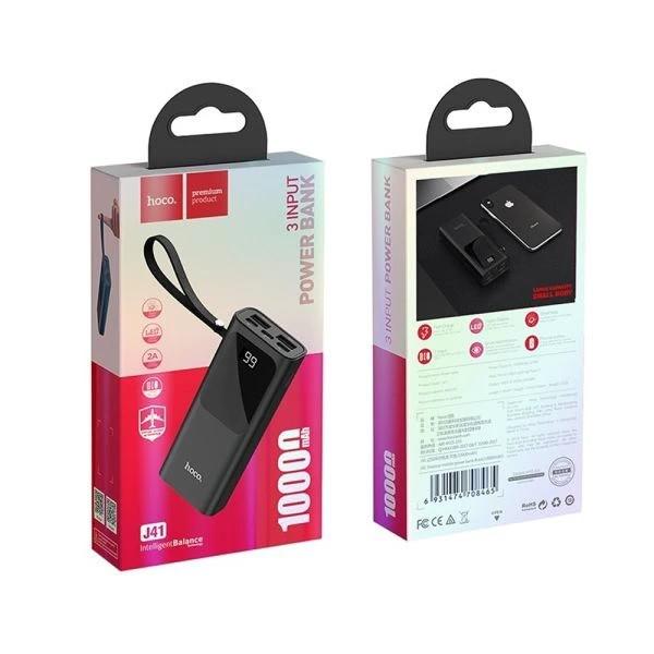 Повербанк Hoco J41 Treasure 10000 mAh Black (00000001464) - фото 3