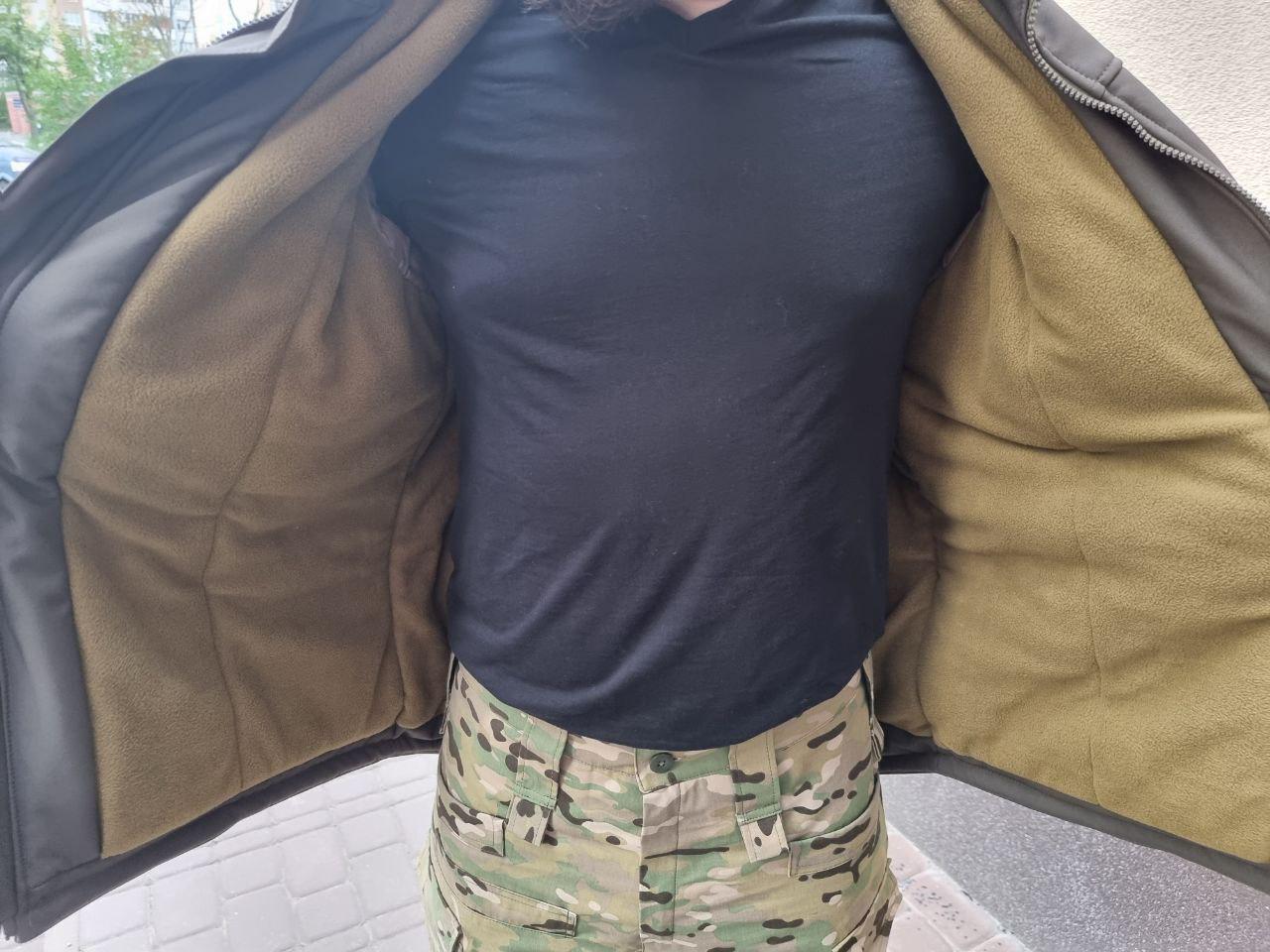 Зимняя куртка Hardshell XL Олива (MR56324) - фото 6 Зимняя куртка Hardshell XL Олива (MR56324) - фото 6